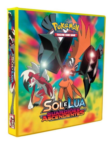 Fichário Álbum Pasta Pokemon + 10 Folhas + 06 Cards