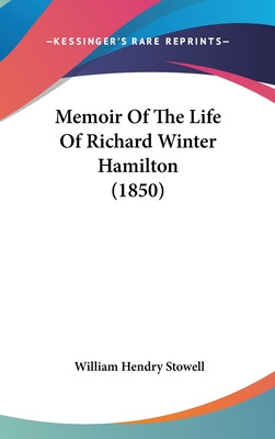 Libro Memoir Of The Life Of Richard Winter Hamilton (1850...