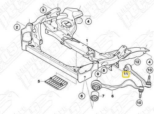 Braco Suspensao Dianteiro Esquerdo Bmw X1 Sdrive 20i 2012