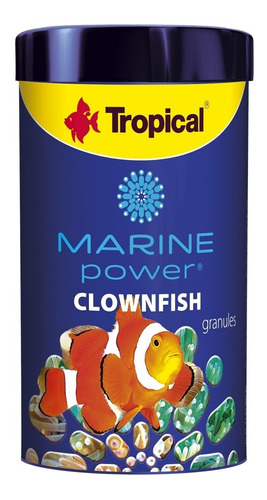 Tropical Clowfish 65g Ração Marine Power P/ Peixes Marinhos