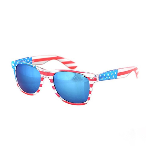 Americanos America Usa Flag Gafas De Sol Patriótica Borrar M