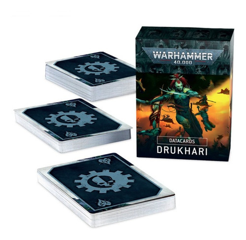 Games Workshop Warhammer Wh40k Datacards: Drukhari