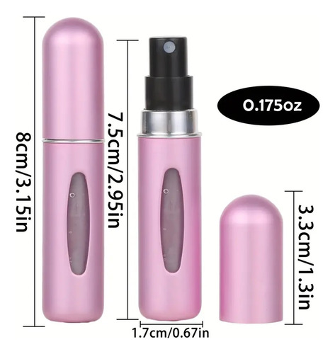 Mini Atomizador Para Botella De Perfume Spray 5ml