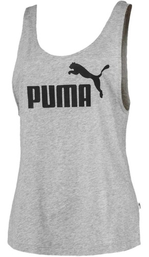 Musculosa Puma Ess Logo Tank Gris-851785/04