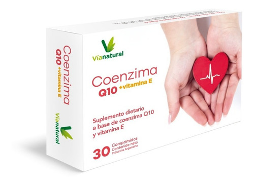 Imagen 1 de 3 de Coenzima Q10 + Vit E X 30 Comp Concentración Antioxidante