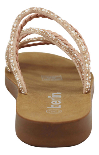 Sandalia De Piso Con Tiras Berlin Mod 801208 Color Pink