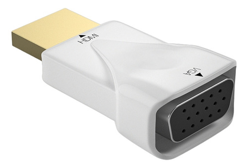 Adaptador Conversor H79 Hdmi A Vga Blanco