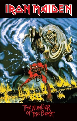 Fita K7 Cassete Iron Maiden The Number Of The Beast - Nova
