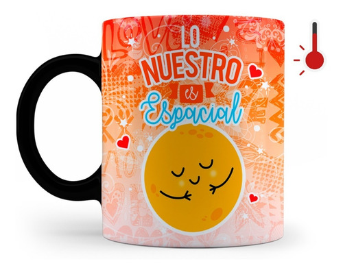 Imagen 2 de 2 de Taza Mágica San Valentín Novios Lo Nuestro Es Especial