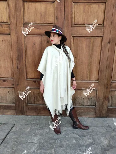 comprar Capa\u002F Poncho Gabán\u002F Jorongo De Lana Largo Artesanal Mexicano