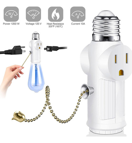 Xing Adaptador De Enchufe Para Bombilla Adaptador De Salida