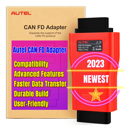 Adaptador Protocolo Can Fd Para Autel Scanner Mx808 Mk808 Gm