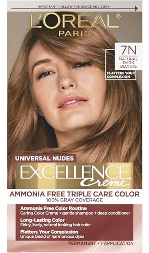 Loreal Paris Excellence Tinte Permanente 7n Natural Dark Blo