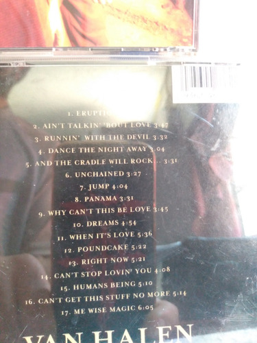 Cd Van Halen Balance E Best Of Volume 1 (Usado)