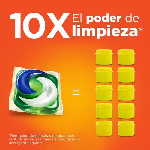 Imagen 4 de 7 de Detergente En Capsulas Tide Spring Meadow 16 Unidades