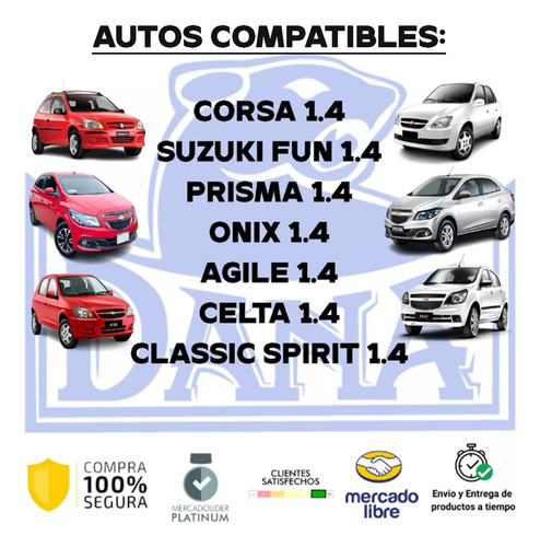Kit Distribucion Chevrolet Corsa Agile Prisma Onix 1.4 8v