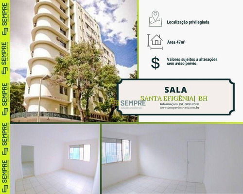 Imagem 1 de 12 de Sala À Venda, 47 M² - Santa Efigênia - Belo Horizonte/mg - Sa0039