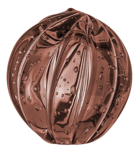 Bola Pitaya Peq Murano -cobre Translucido Lxaxp-9x9x9cms