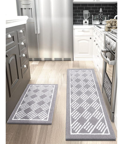 Dexi Alfombras De Cocina Set Soft Kitchen Mats Alfombras Lav