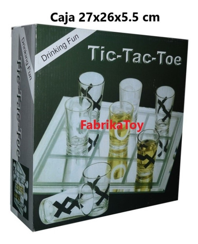 Tic Tac Toe Tres En Raya Shots Drinking Game Todo De Vidrio