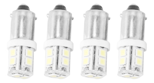 4 Bombillas Led T11 Ba9s 233 Tipo Bayoneta, 10 Smd, En Forma