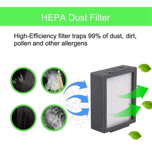 Nova Pacote Com 8 Filtros Hepa Para Irobot Roomba I3 I4 I7+