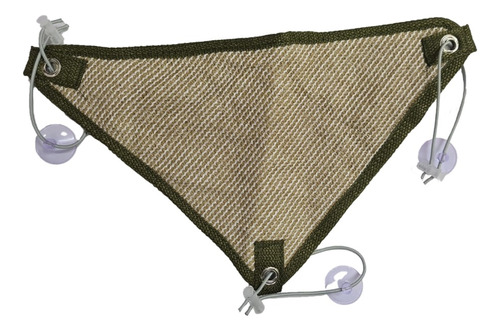 Hamaca Triangular Suspendida Para Reptil De 36x21 Cm