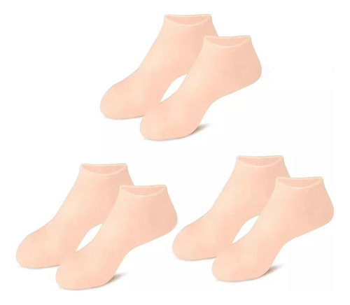 3 Pares De Calcetines Exfoliantes En Gel De Spa Hidratante S