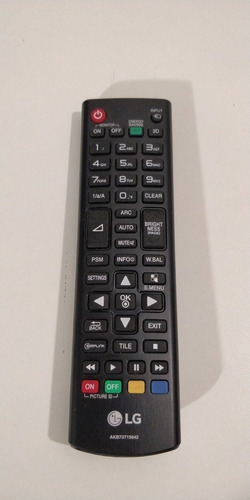 Controle Remoto LG Akb73715642 Original