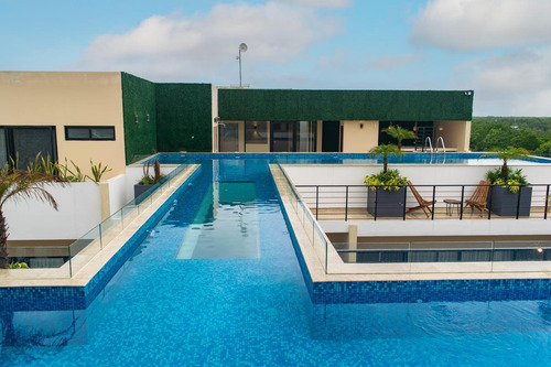 Imagen 2 de 12 de Departamento Nuevo En Venta De 3 Recámaras En Aldea Zama Tulum (390)