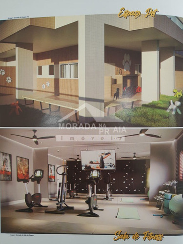 Imagem 6 de 9 de Apartamento Em Campo Da Aviação, Praia Grande/sp De 200m² 3 Quartos À Venda Por R$ 556.118,00 - Ap1910607-s