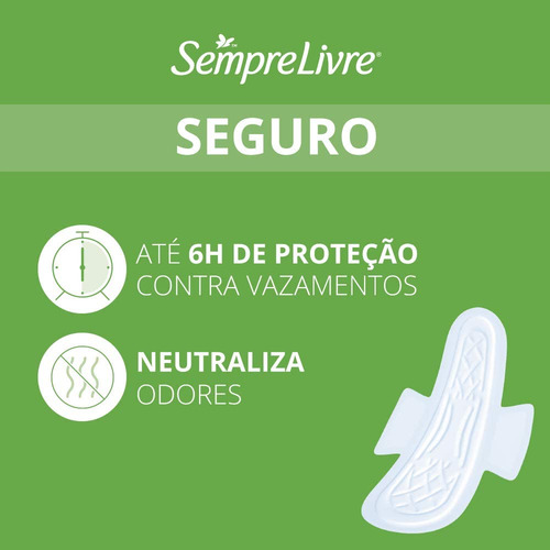 Absorvente Sempre Livre especial Adapt Suave C/ Abas 16 Un.