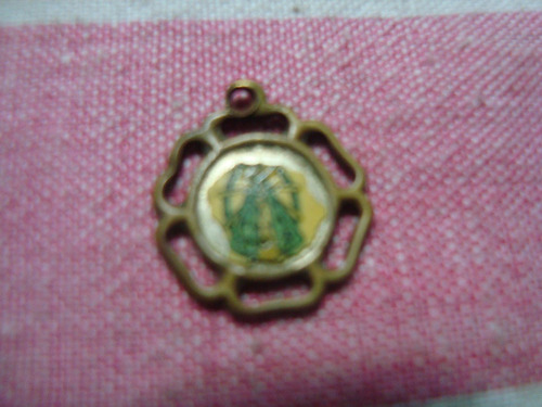 Medalla Religiosa Antigua Virgen Maria