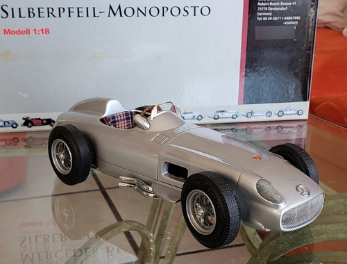 Juan Manuel Fangio Campeón 1954 Mercedes W196 Cmc Esc 1/18