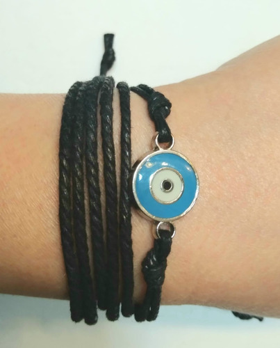 Pulsera Mujer/hom Ojo Turco Protección Envidia O Mal De Ojo 