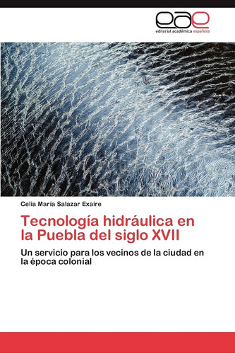 Libro: Tecnología Hidráulica Puebla Del Siglo Xvii: Un