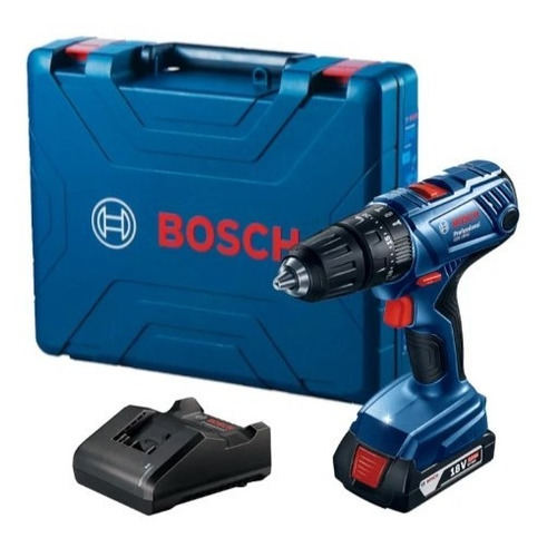 Parafusadeira De Impacto 1/2 18v Bosch Gsb 180li Com Bat. Cor Azul 110V/220V