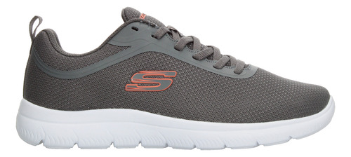 Tenis Hombre Skechers Lite Pro Gris Deportivo Running Entrenamiento Cómodo Agujetas Para Caballero
