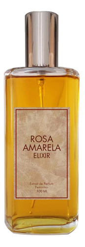 Perfume Rosa Amarela Elixir 100ml Extrait De Parfum Floral