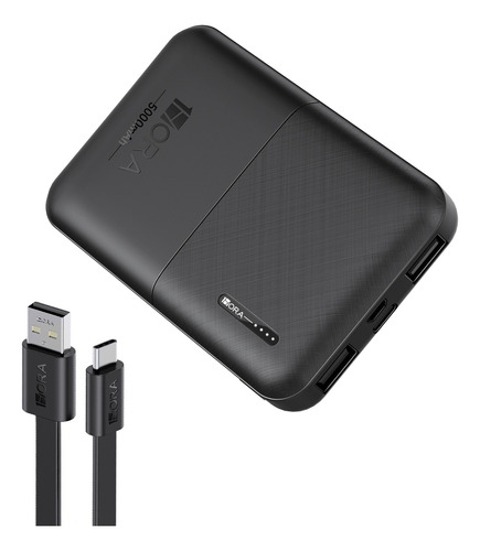 Mini Power Bank 5000mah Batería Portátil 2usb 1hora Gar103