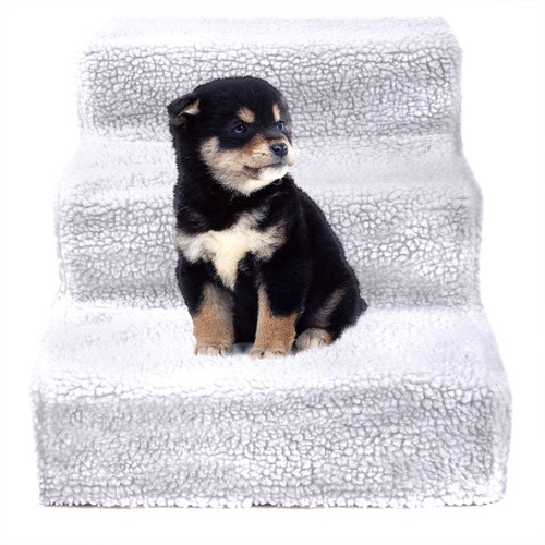 Imagen 1 de 4 de Escaleras Para Perro Mascotas Interior Pasos Portátil Plegab