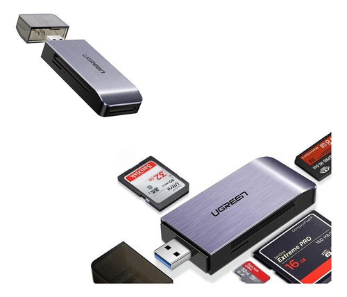 Usb 3.0 Lector Memorias 4 En 1 Windows Sd/tf/ms/cf Pc Otg