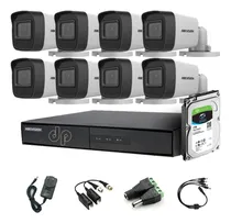 Comprar Kit Seguridad Hikvision Dvr 8ch + 1tb + 8 Camaras Full 1080p