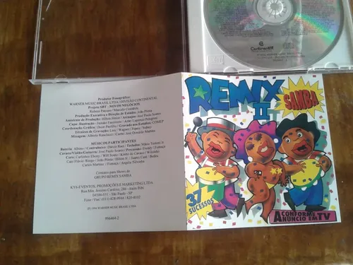 Cd Remix Samba Original | MercadoLivre