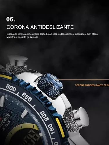 Reloj Naviforce Hombre 9182 Chronómetro Acero Inoxidable