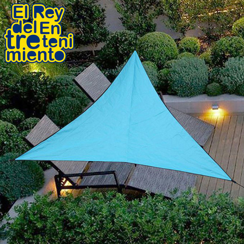 Lona Toldo Vela Triangular Filtro Uv 3,6m Sombra El Rey