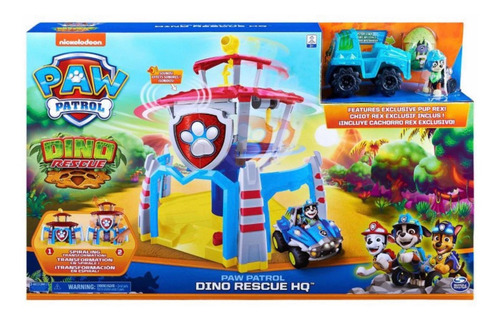 Imagen 2 de 10 de Paw Patrol Torre De Control Cuartel General Rex Y Sonidos