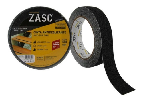 Cinta Antiresbalante 5m X 24 Mm Zasc