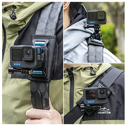 Adaptador Soporte De Corre A De Hombro Gopro Gancho J Bola