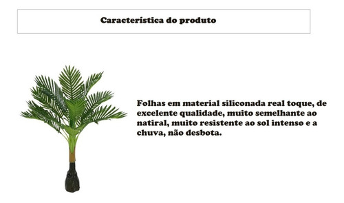 Imagem 2 de 4 de Planta Arvore Artificial Coqueiro Imperial Toque Real
